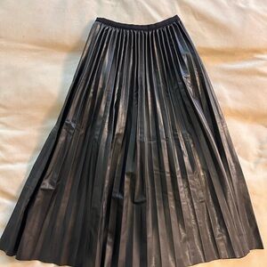 Petal & Pup Black A-Line Pleated Skirt